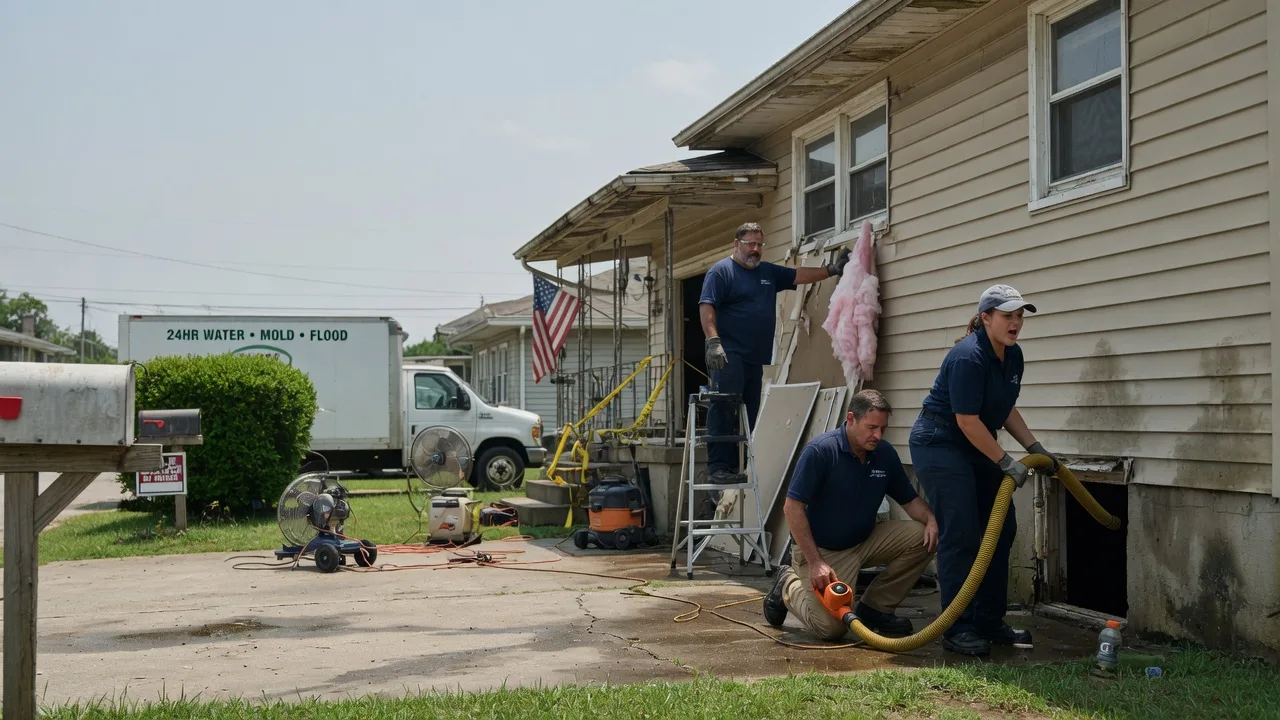 Water Damage Repair in Lenzburg, IL near me